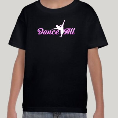 Dance 4 All - Kids Pink Logo T-Shirt Thumbnail