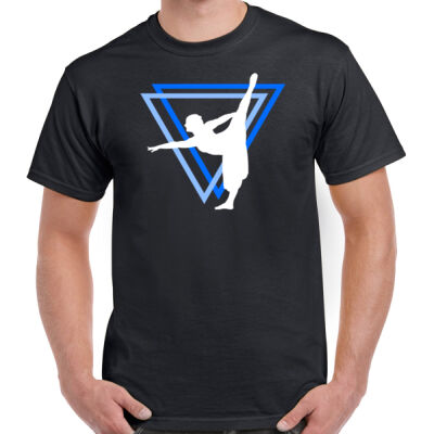 Dance 4 All - Adult Blue Silhouette Shirt 2024 Thumbnail