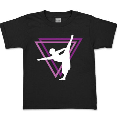 Dance 4 All - Toddler Pink Silhouette T-Shirt 2024 Thumbnail